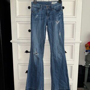 Pistola Flare Jeans Ripped Size 25